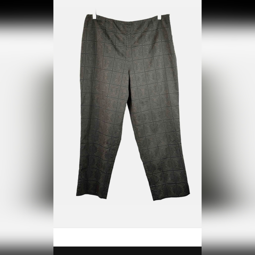 TALBOTS embroidered High Rise Ankle Pants - Size 10